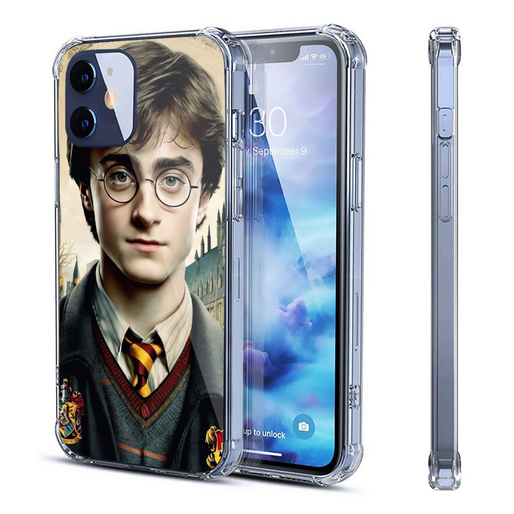 （画像用） Harry Potter ハリー・ポッターシリーズ 【iPhone 12シリーズ対応】透明スマホケース（クリアソフトケース）
